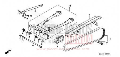 BRAS OSCILLANT CM125CX de 1999